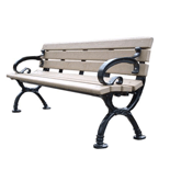 CAD Drawings Wishbone Site Furnishings Classic Park Bench